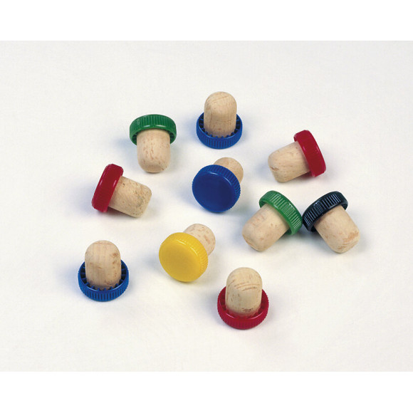 Bouchon de liège tête plastique 115
