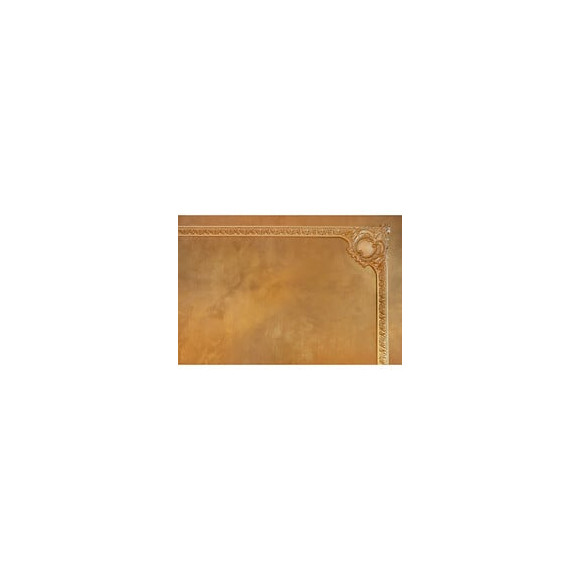 Cimaise Arrondie Avec Motif De Feuilles P3020