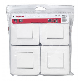 Lot Mosaic 4 interrupteurs