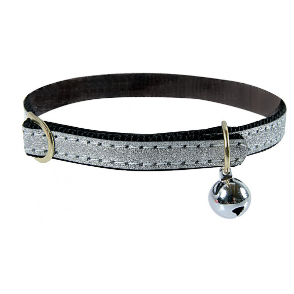 Collier pour chat LAME 30cm noir