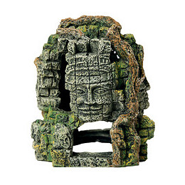 Décoration tour 4 faces small pour aquarium