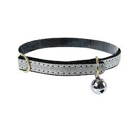 Collier pour chat LAME 30cm noir