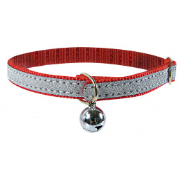 Collier pour chat LAME 30cm rouge