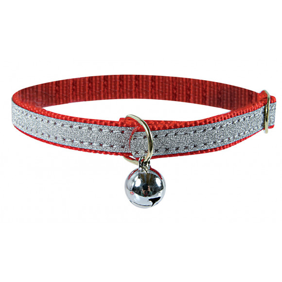 Collier pour chat LAME 30cm rouge