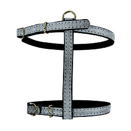 Harnais pour chat LAME réglable noir