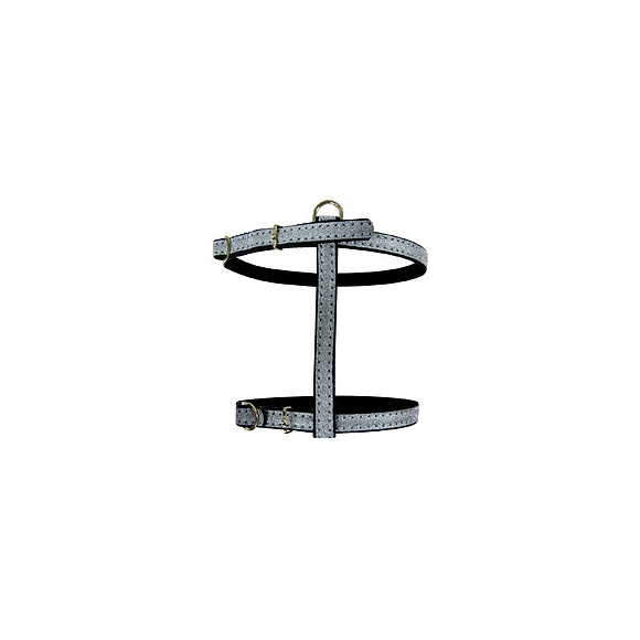 Harnais pour chat LAME réglable noir