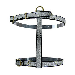 Harnais pour chat LAME réglable noir