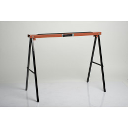 Set de 2 tréteaux Pro et easy métal rouge