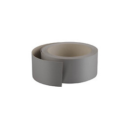 Chant mélaminé thermocollant 42mmx5ml gris alu