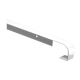 Profilalu jonction droite rayon 6-8 Ep.38xL.670mm blanc