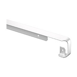 Profilalu jonction angle rayon 6-8 Ep.38xL.670mm blanc