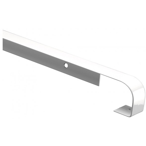 Profilalu jonction droite rayon 6-8 Ep.28xL.670mm blanc