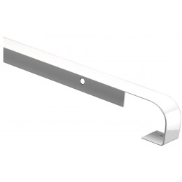 Profilalu jonction droite rayon 6-8 Ep.38xL.670mm blanc