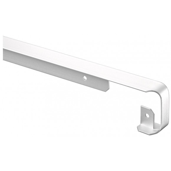 Profilalu jonction angle rayon 6-8 Ep.28xL.670mm blanc