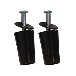 Butée pour volet roulant PVC Noir - Lot de 2