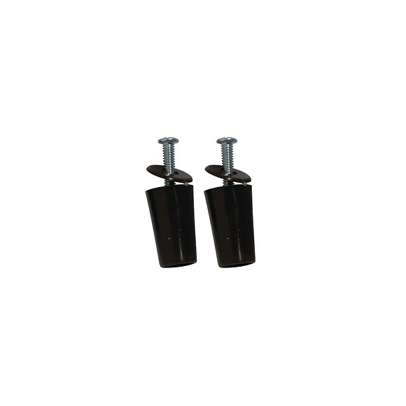 Butée pour volet roulant PVC Noir - Lot de 2