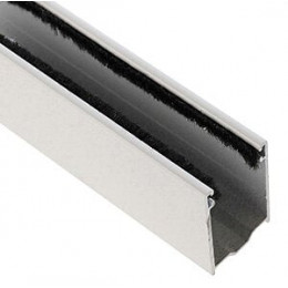 Coulisse aluminium Blanc 2.2m pour volet roulant