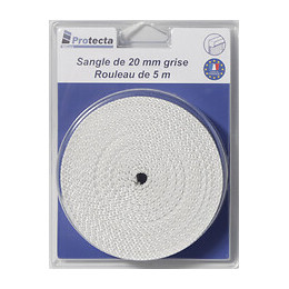 Sangle boitier volet roulant - Rouleau 5000x20mm Gris