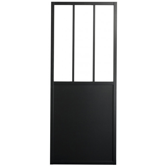 kit porte coulissante 83 cm atelier noir vdb