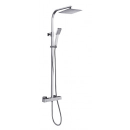 Quartos colonne de douche chromée avec thermostatique 200