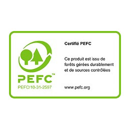 kit porte coulissante 73 cm  pré peint