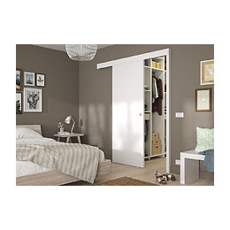 kit porte coulissante 73 cm  pré peint