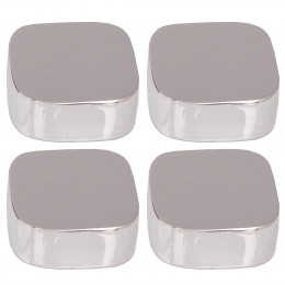 FIXATIONS MIROIRS COINS RD CHROME