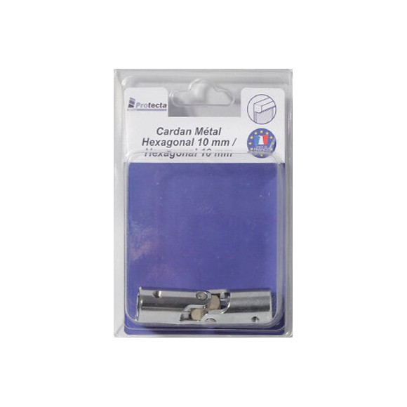 Cardan manivelle volet roulant hex 10mm métal