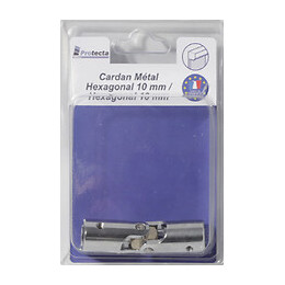 Cardan manivelle volet roulant hex 10mm métal