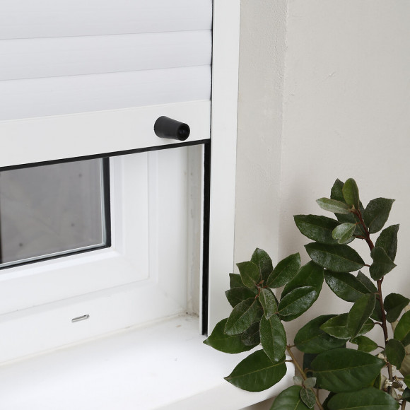 Butée ronde Marron 40mm pour volet roulant - Lot de 2