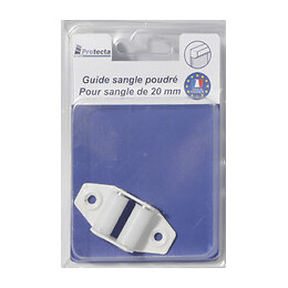 Guide sangle Blanc 22mm pour volet roulant