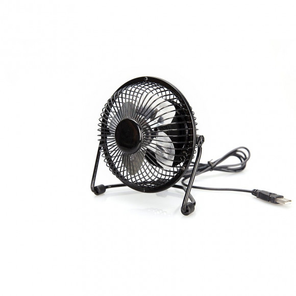 Mini ventilateur de table noir