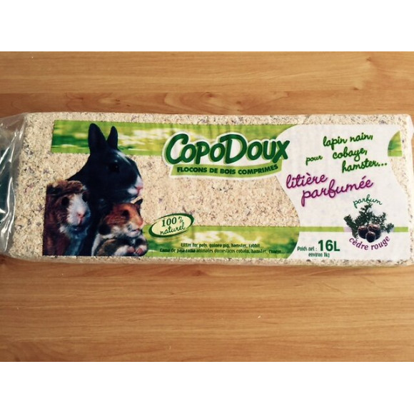 Copeaux de bois parfum Cèdre Rouge - 16L