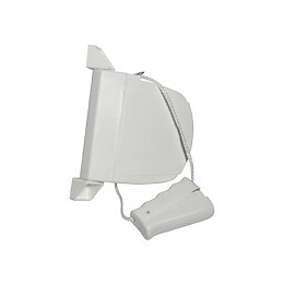 Enrouleur volet roulant Blanc+cordon 5000x5mm+poignée