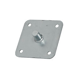 Plaque pivot pour moteur de volet roulant 75x75mm