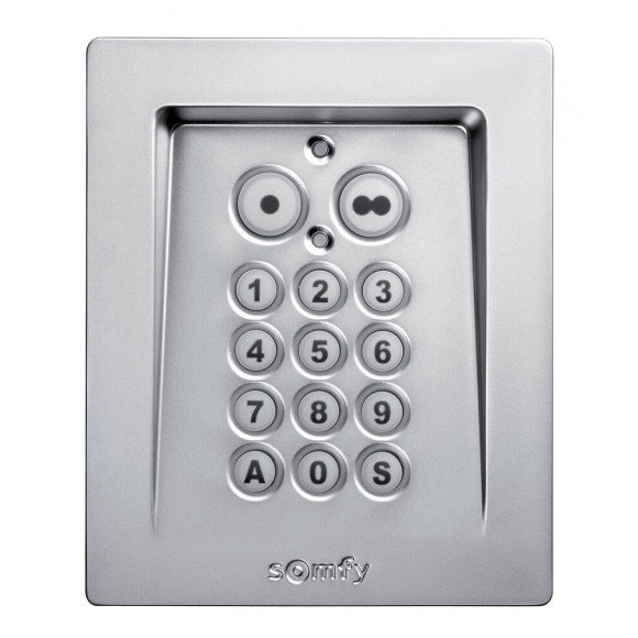 Digicode Somfy sans fil pour porte de garage