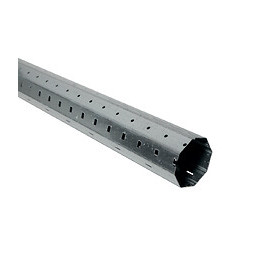 Tube octogonal 2000x60mm acier + embout - volet roulant
