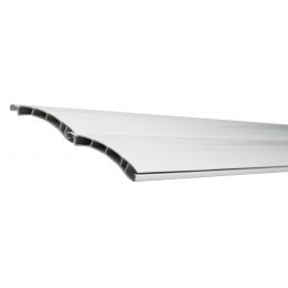 Lame PVC Blanc 1.80m pour volet roulant - Lot de 4
