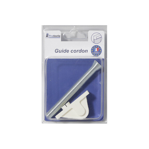 Guide cordon avec ressort flexible