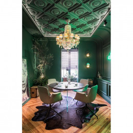 Rosace De Plafond Avec Fleur Graphique R14