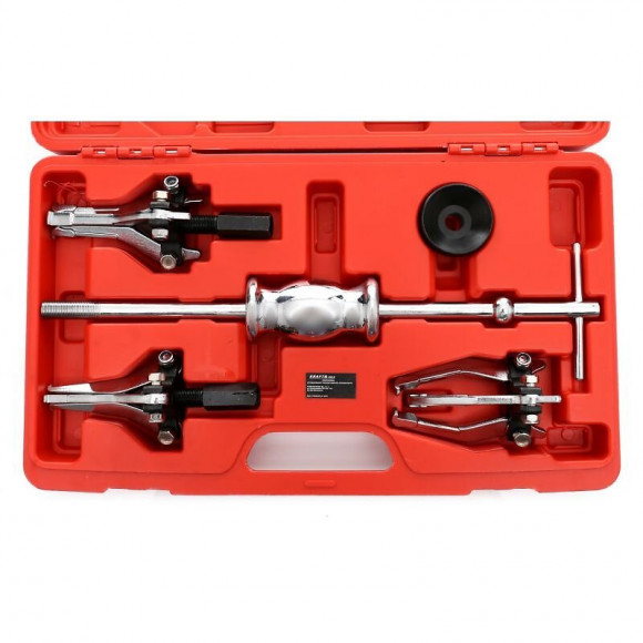 Dcraft - Extracteur De Roulement Intérieur - 6 Outils - Pour Extraire Les Roulements - Rouge