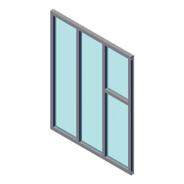 Kit lattes horizontales gris