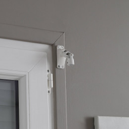 Cardan manivelle volet roulant universel acier Blanc