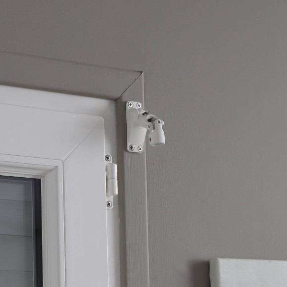 Cardan manivelle volet roulant universel acier Blanc