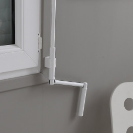 Bloqueur manivelle ronde/hexagonal pour volet roulant