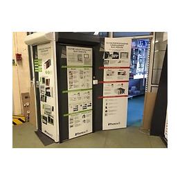 Présentoir volet sur-mesure 3 faces