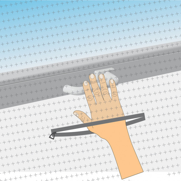 Moustiquaire fenêtre de toit anthracite 130x150cm