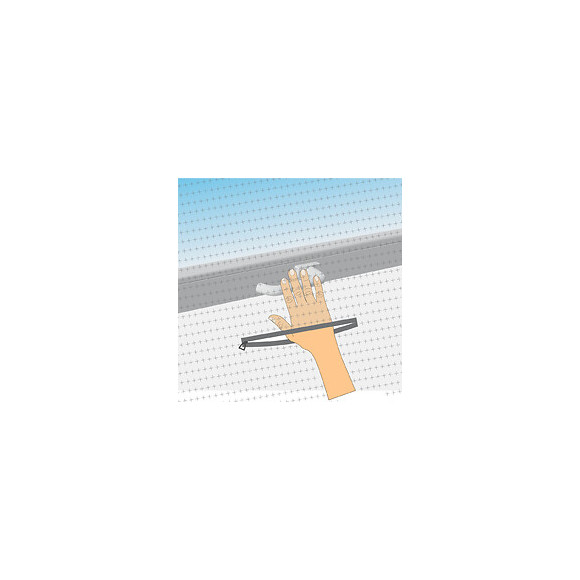 Moustiquaire fenêtre de toit anthracite 130x150cm