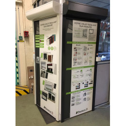 Présentoir volet sur-mesure 2 faces