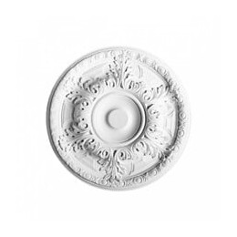 Rosace De Taille Moyenne Avec Feuilles Et Fleurs R18